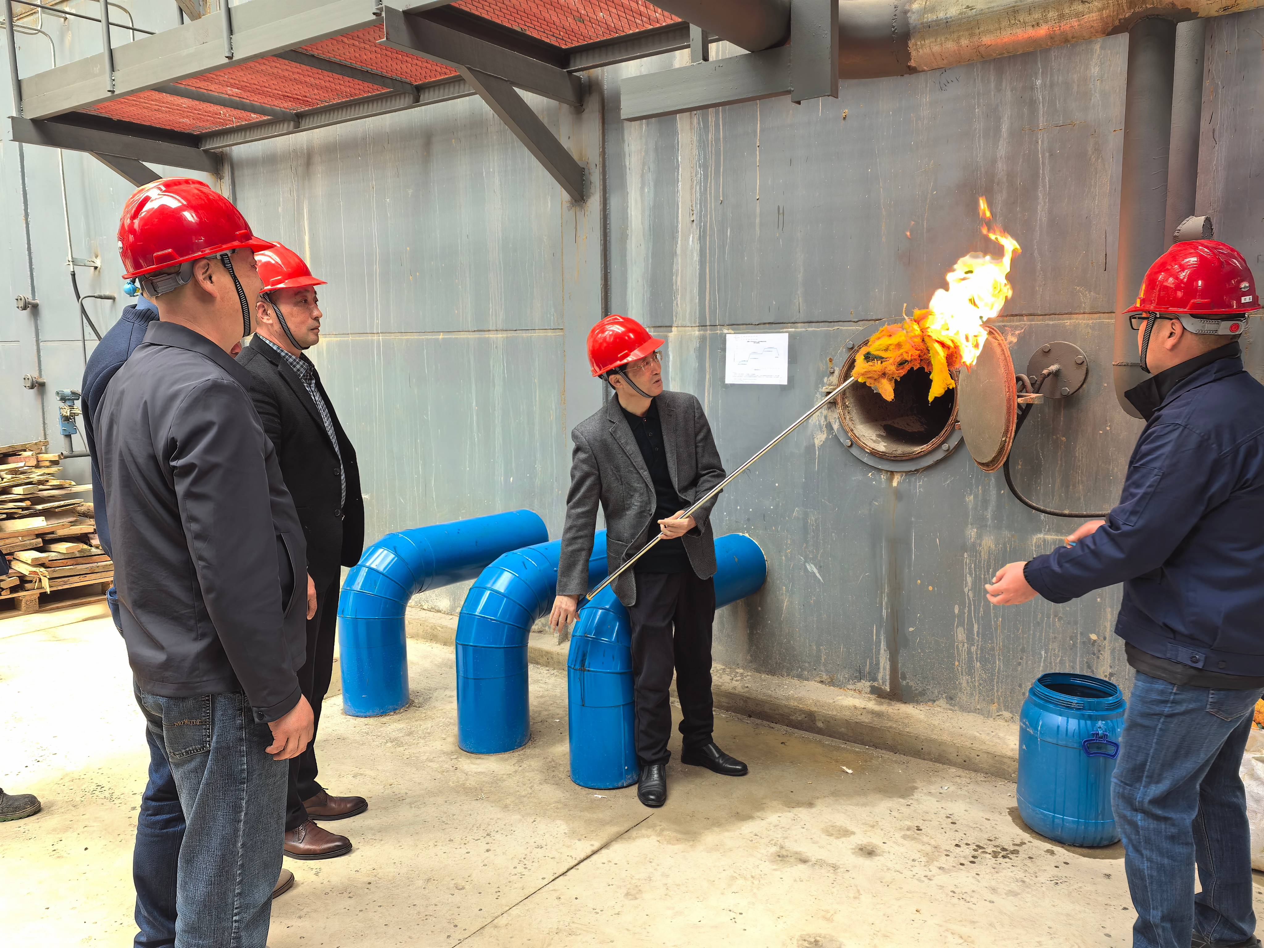 新鍋爐點燃烘爐火  申蘭華喜迎新篇章